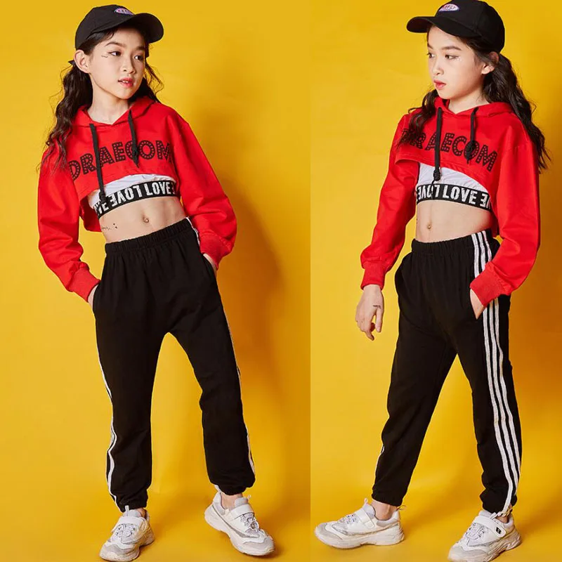 Детская одежда для бальных танцев в стиле хип-хоп костюмы джазовых девочек