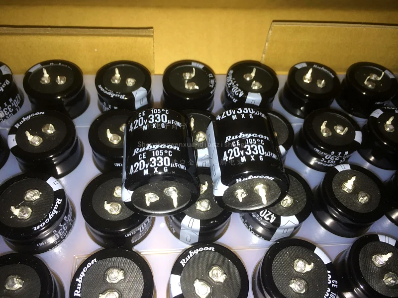 Алюминиевый электролитический конденсатор RUBYCON MXG серии 30x35 мм 420V330uF 1 шт./2 шт. 330