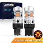 AUXITO 2x T20 W21W Led WY21W 7440 7440NA светодиодный указатели поворота Canbus без ошибок без гипер-вспышки 26SMD янтарно-желтый 12 В светодиодный