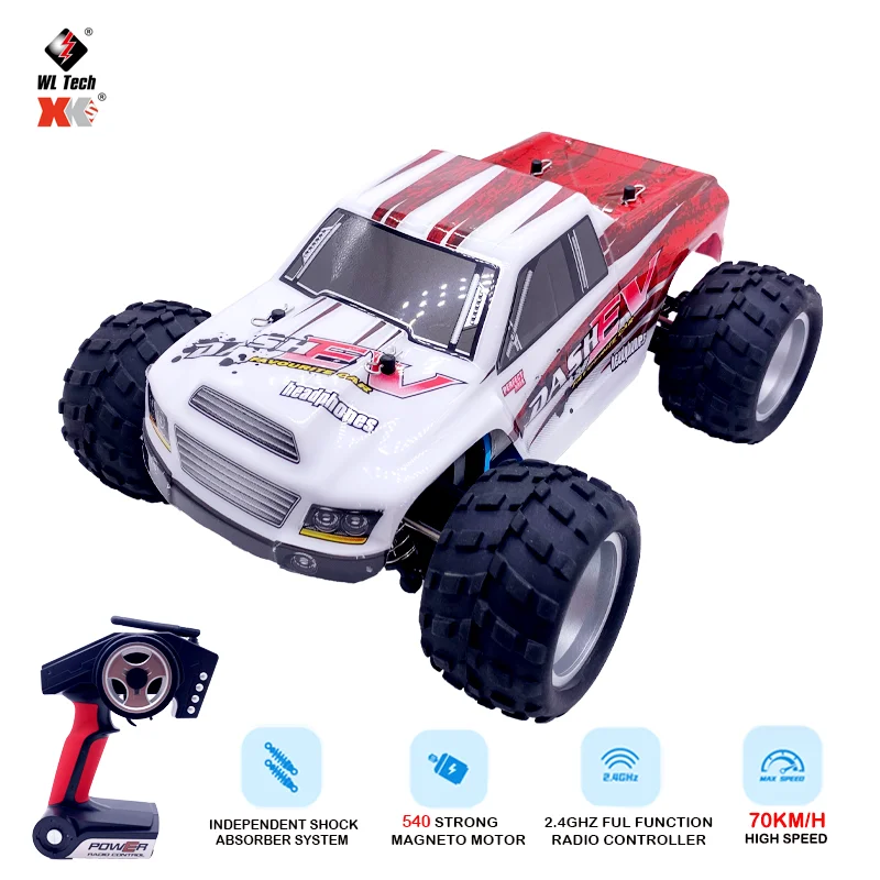 

Wltoys Радиоуправляемый автомобиль A979B 1:18 4WD внедорожник 2,4G Радиоуправляемый автомобиль радиоуправляемые гоночные автомобили 70 км/ч высокая с...