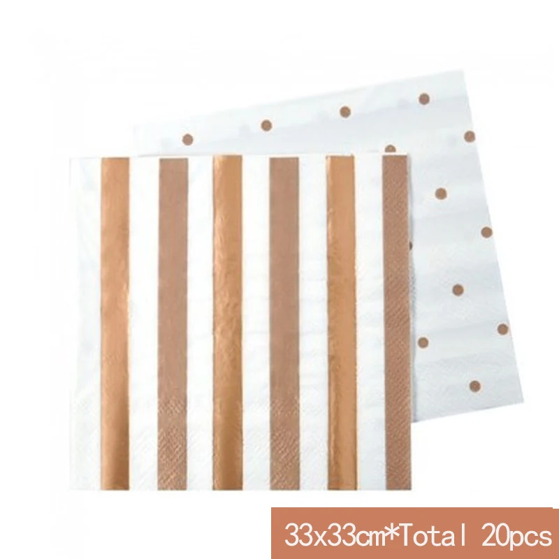 1 Набор из розового золота одноразовая посуда бумага &quotсделай сам&quot платье для