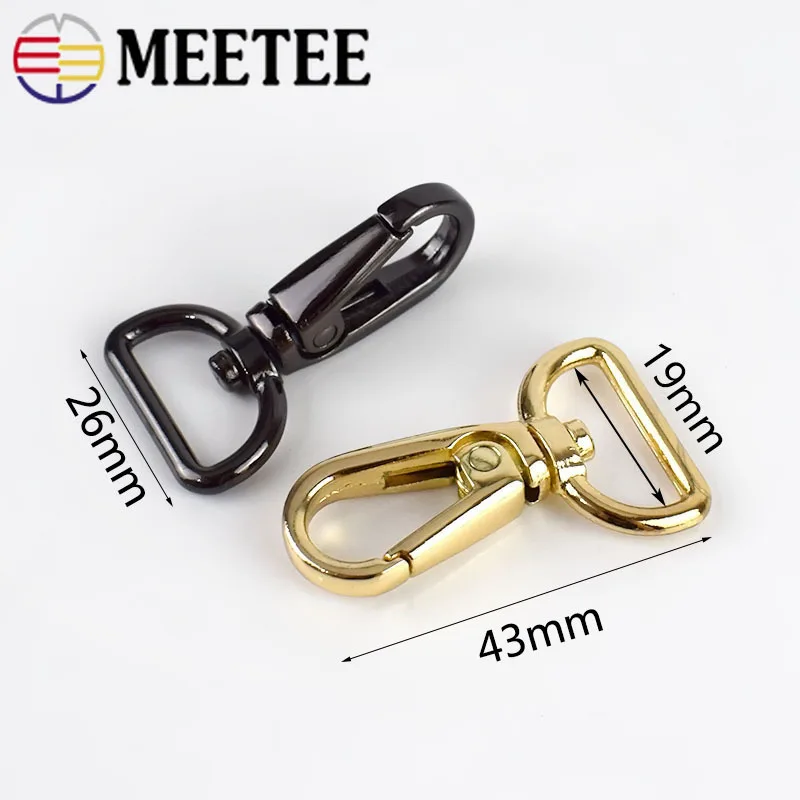 5/10 шт. 19 мм Металлические пряжки для мешка Собака Воротник тканевая лента вешалка