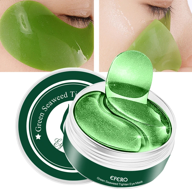 

60/120/180PCS Collagen Seaweed Eye Mask Remover Dark Circles Under Eye Patches Anti-Puffiness Anti-Aging Moisturizing Eyes Care