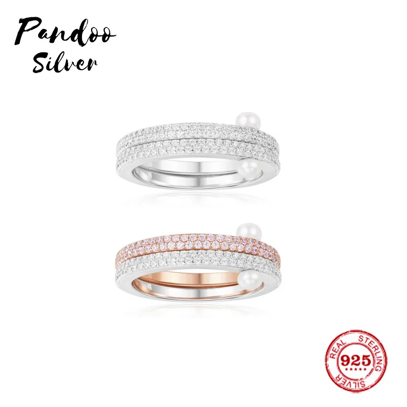 Модные очаровательные стерлингового серебра копия 1:1 Реплика серебро розовое