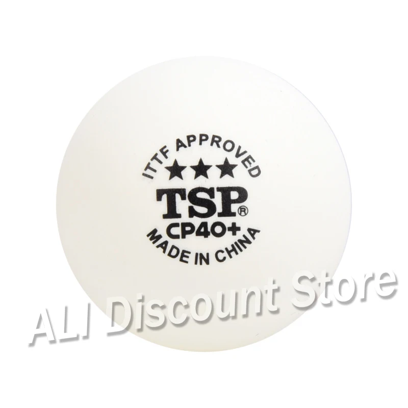 Оригинальные Tsp 3 звезды 40 мм + Поли мячи для настольного тенниса (Прошитые) новый
