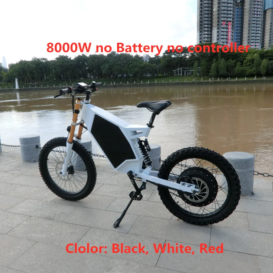 72V1500W3000W/5000W 8000W Plus Stealth Bomber Электрический велосипед eBike e Bike без аккумулятора и