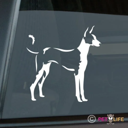 

Ibizan Sticker Die Cut Vinyl - hound window decal