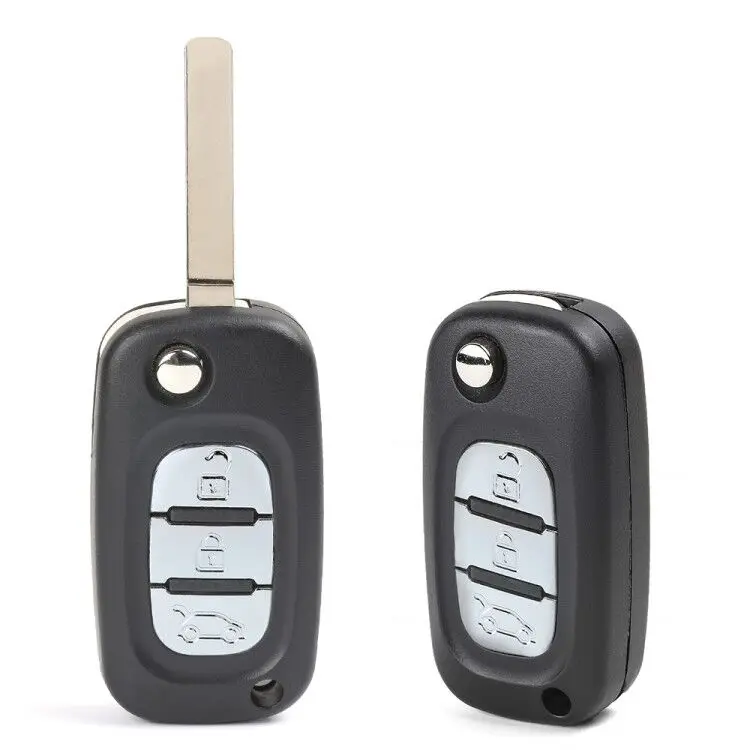 Дистанционный ключ брелок KEYECU с 3 кнопками 433 МГц PCF7946 чип для Renault Kangoo Clio Modus Trafic