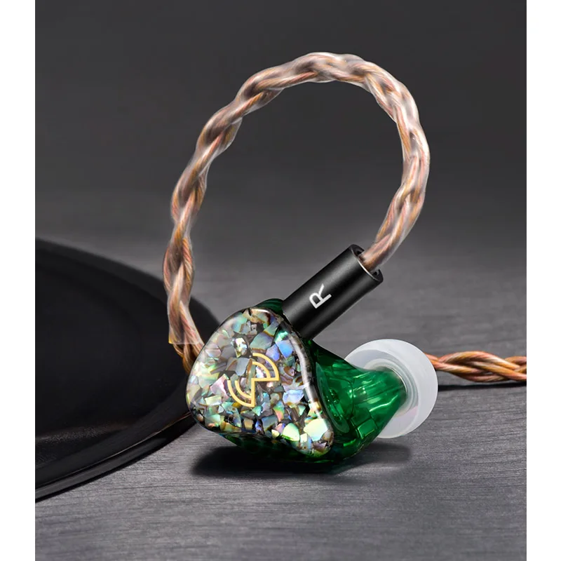 Moji Monica Альфа гарнитура 2EST + 1DD 2BA HIFI монитор наушники Гибридный IEMs со съемной
