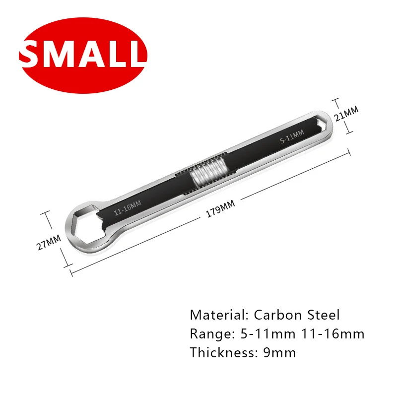 

Multifunction Torx Wrench Double End Universal Spanner Screw Nuts Wrenches Car Hand Maintain Repair Tool Tire Repair Tool