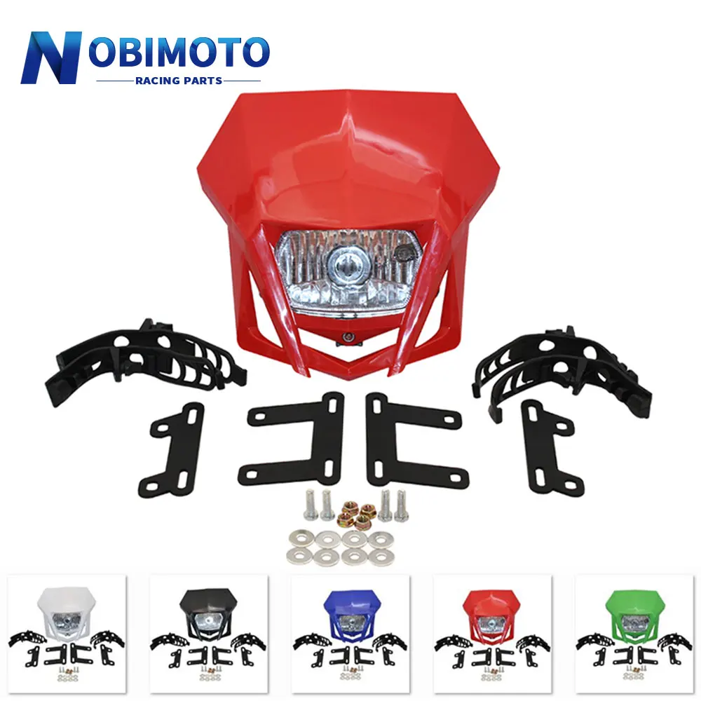 Универсальные мотоциклетные фары обтекатель Farol De Milha Para Moto для HONDA XR CRF 150 230 250 450