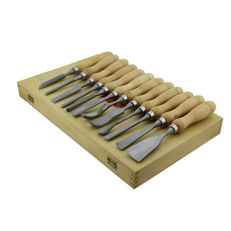 LEABON 12 шт. набор для резьбы по дереву инструменты работы зубила нож | Инструменты