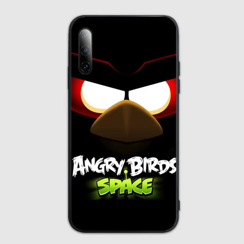 

Funny Cartoon Angry bird Phone Case For Samsung S note S10E 6 7 8 9 10 20 plus edge lite Cover Fundas Coque