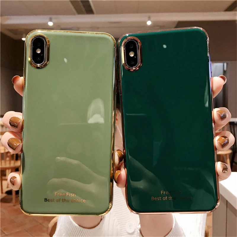 Чехол для iPhone 11 Pro Max блестящий чехол защитный XR XS X 8 7 | Мобильные телефоны и