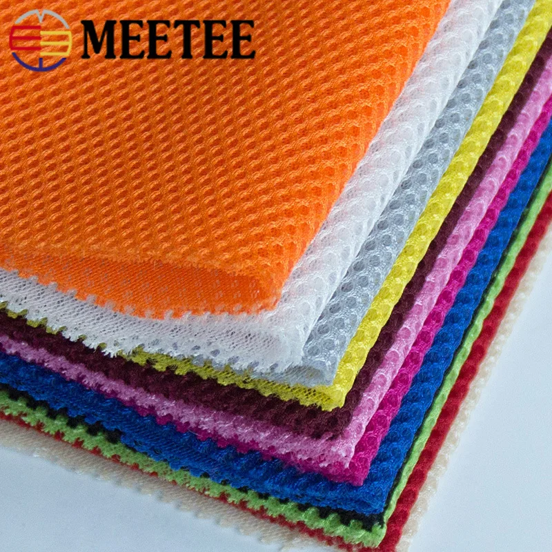 Meetee 100X150cm три Слои сетчатая ткань DIY Шить спортивная обувь сиденья ткани 3D дышащие