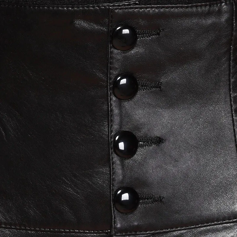 Сексуальные кожаные шорты с высокой талией для женщин шикарные перекрестными