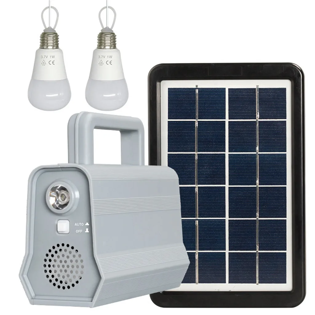 Solar energy speaker system light Camping flashlight lighting Household bulb Z906 | Электроника