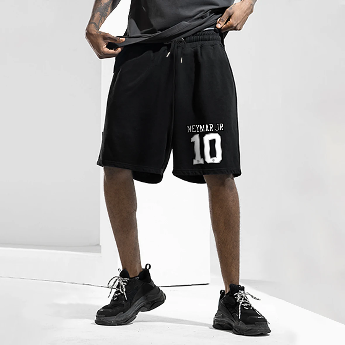 

New Neymar Summer Men's Shorts Running Sport Shorts for Men Men's Breathable Comfortable Shorts Male Printing Drawstring Shorts