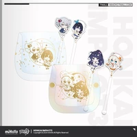 anime game honkai impact 3 kiana kaslana cosplay double wall glass cup transparent handmade heat resistant tea drink cups gifts