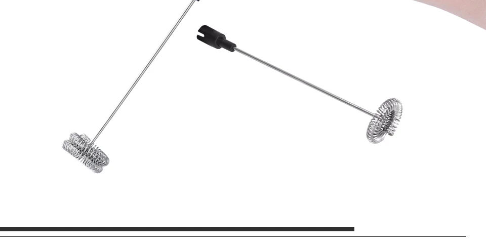 Горячая Распродажа Электрический вспениватель молока 2 венчик ручной кухонный