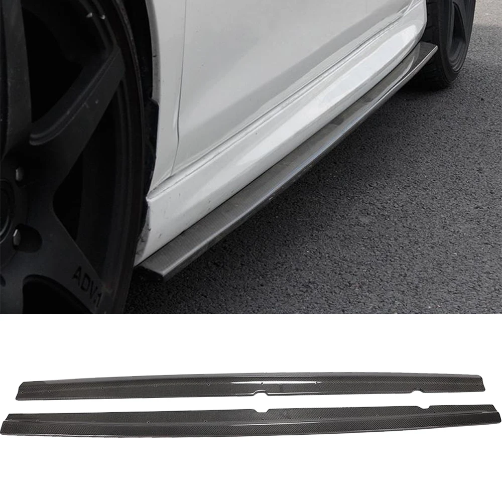Боковые юбки из углеродного волокна для автомобиля фартук губ Для VW Age Golf 6 VI MK6 R20 R