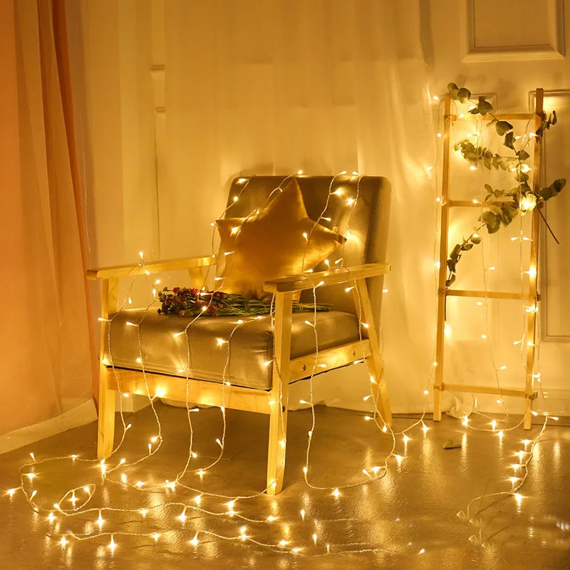 Водонепроницаемый светодиодный светильник со звездами для свадьбы Рождества