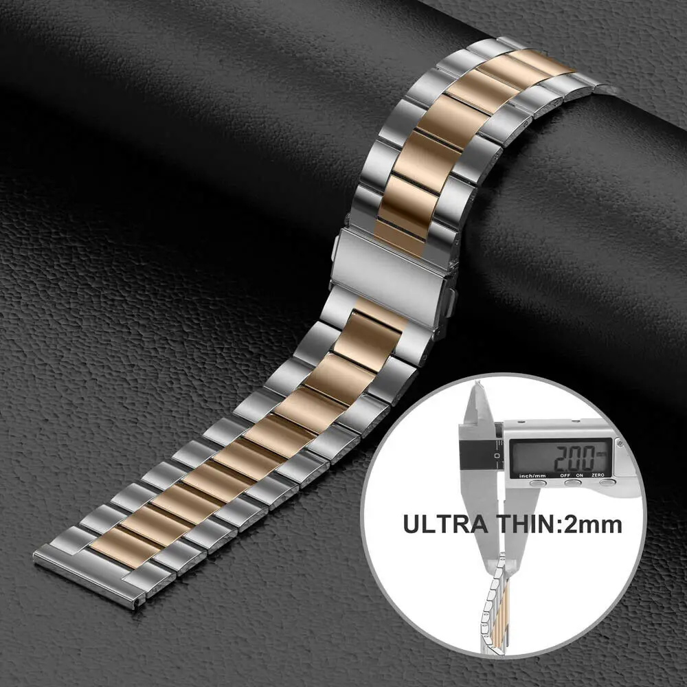 

Stainless Steel Watch Strap For Fitbit Versa/VERSA 2 Band Screwless Bracelet Replacement Metal Wristbands For Fitbit Versa Lite