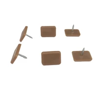 6 pcslot 17x22mm rectangular plastic anchor slide nail furniture small square drawer