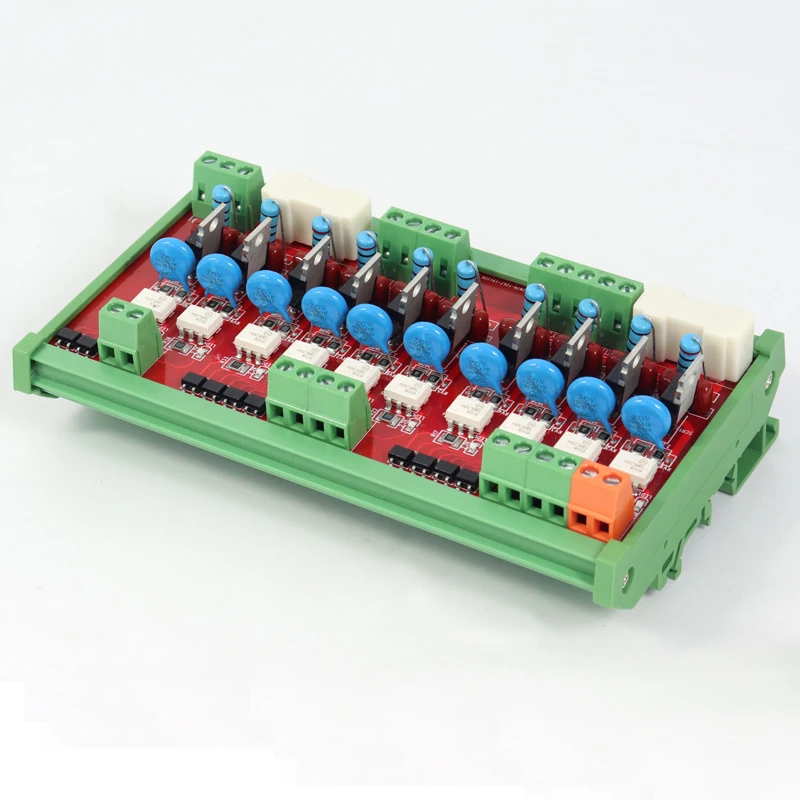 10 way PLC AC усилитель доска SCR плата вывода Защитная питания Бесконтактный реле 10AG