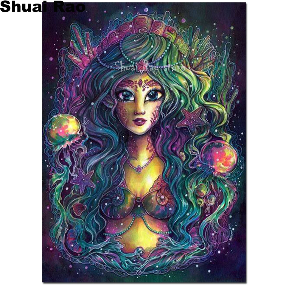 5 d Алмазная картина полная Новинка 2020 сказочная вышивка значки круглая дрель