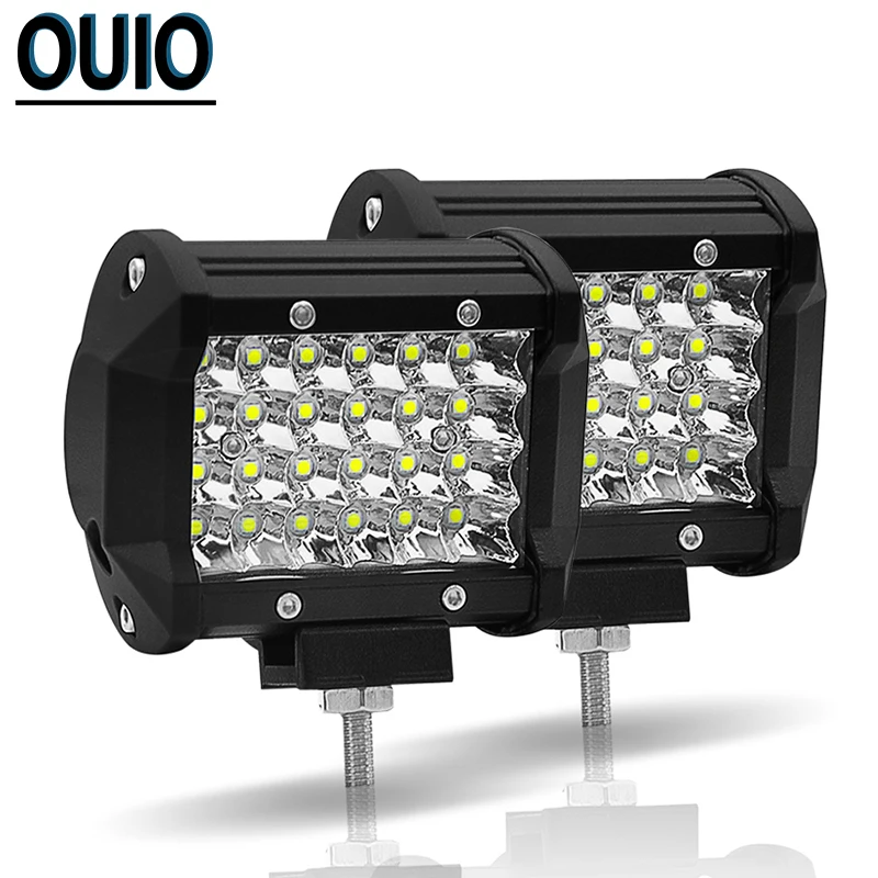 Комплект из 2 предметов 4 дюйма 72 Вт Автомобильный светодиодный светильник бары