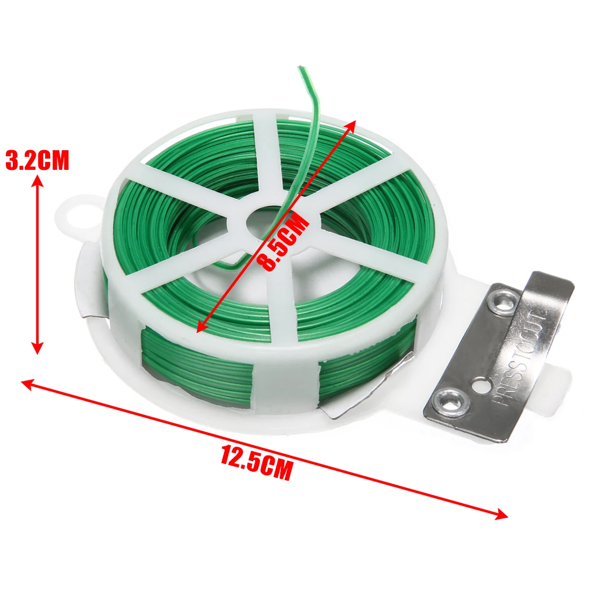 30 м портативная рулонная проволока спиральный провод металлическая кабельная
