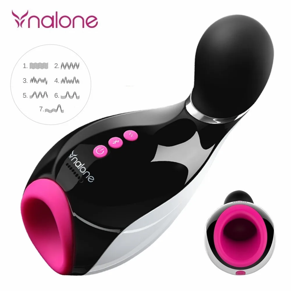 Nalone 7 режимов вибрации Искусственный Мужской мастурбатор силиконовый влагалище