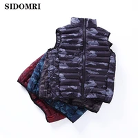 vest autumn and winter new design camouflage style vest mens season trend slim casual vest warm coat high quality hot sales