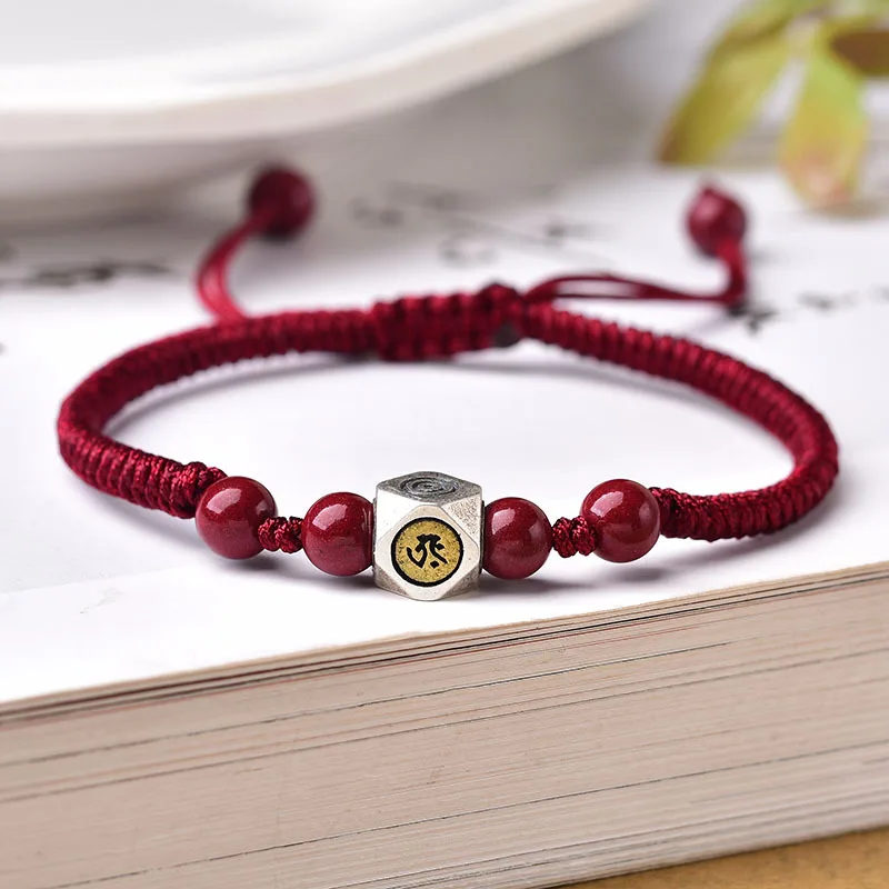 

Натуральная руда, фиолетовый золотой песок, Φ, санскрит, текст, жизнь Будды, Зодиак, пяточный браслет, ювелирные изделия, Прямая поставка