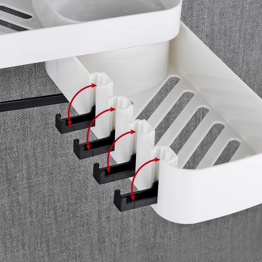 Угловой Органайзер для ванной комнаты полка подставка шампуня