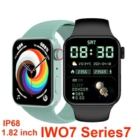 iwo iwo7 series 7 smart watch men diy face bluetooth call sleep monitor women smartwatch pk w37 w37pro dt100 pro