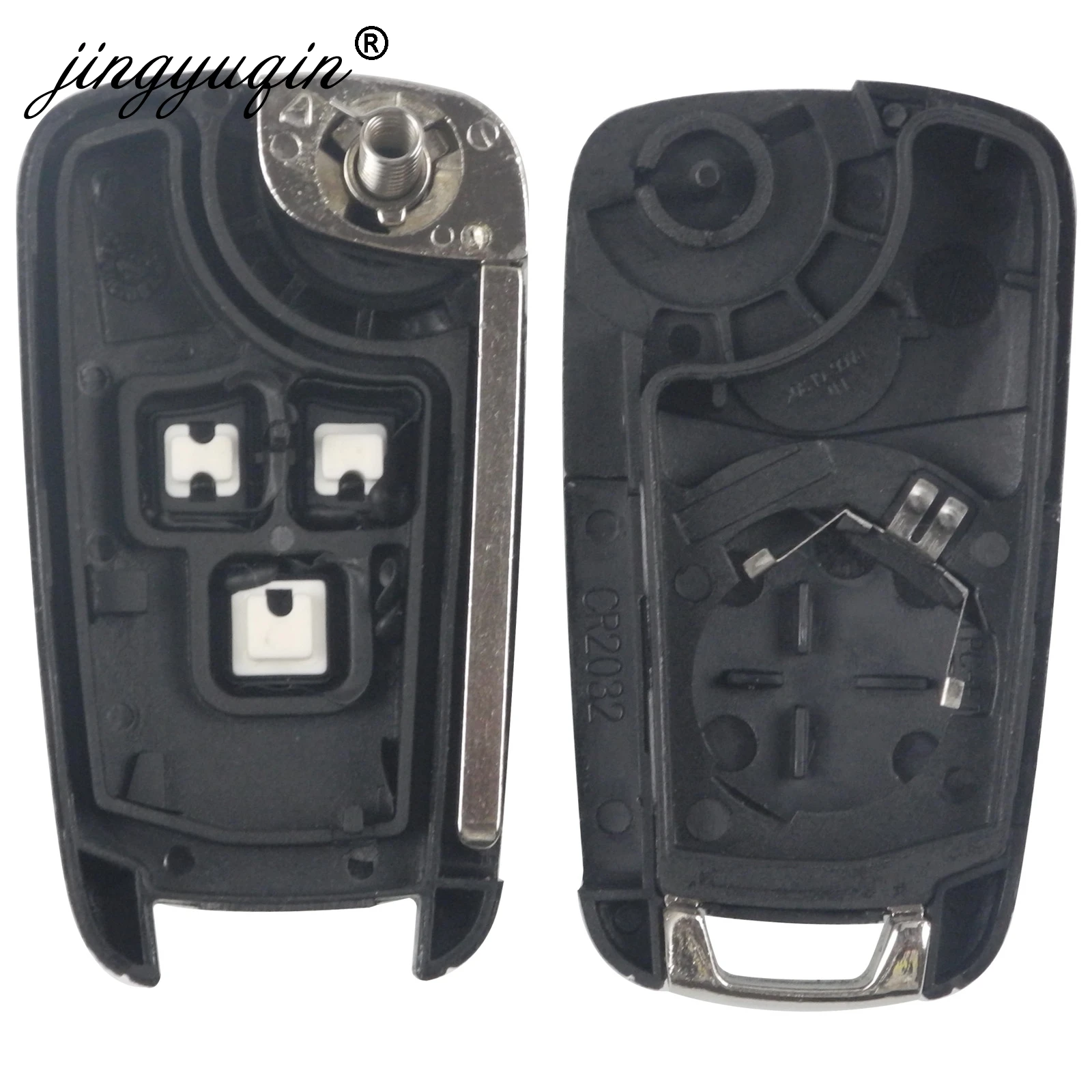 Jingyuqin для OPEL VAUXHALL Astra J Corsa E Insignia Zafira C 2009- для Buick откидной складной чехол для дистанционного ключа