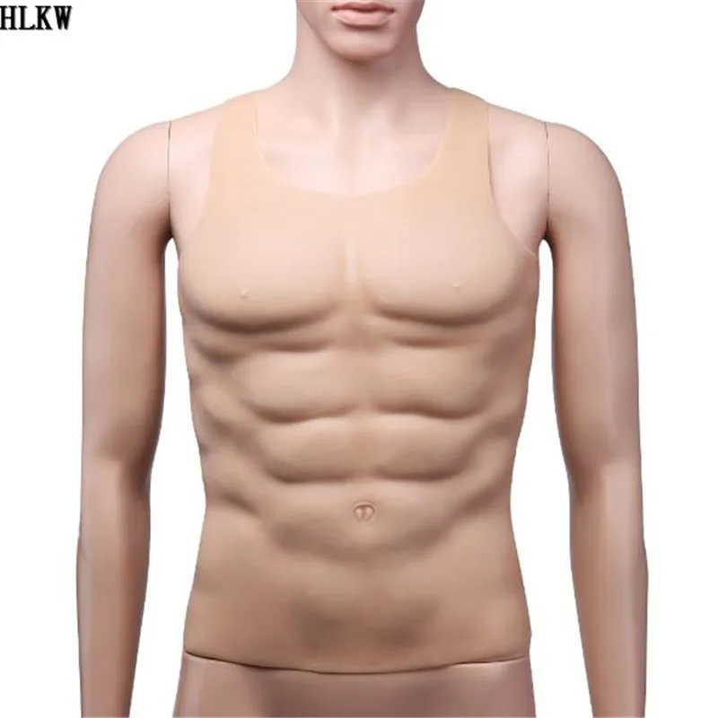 Горячая новинка реалистичные фальшивые мускулы для живота реалистичный