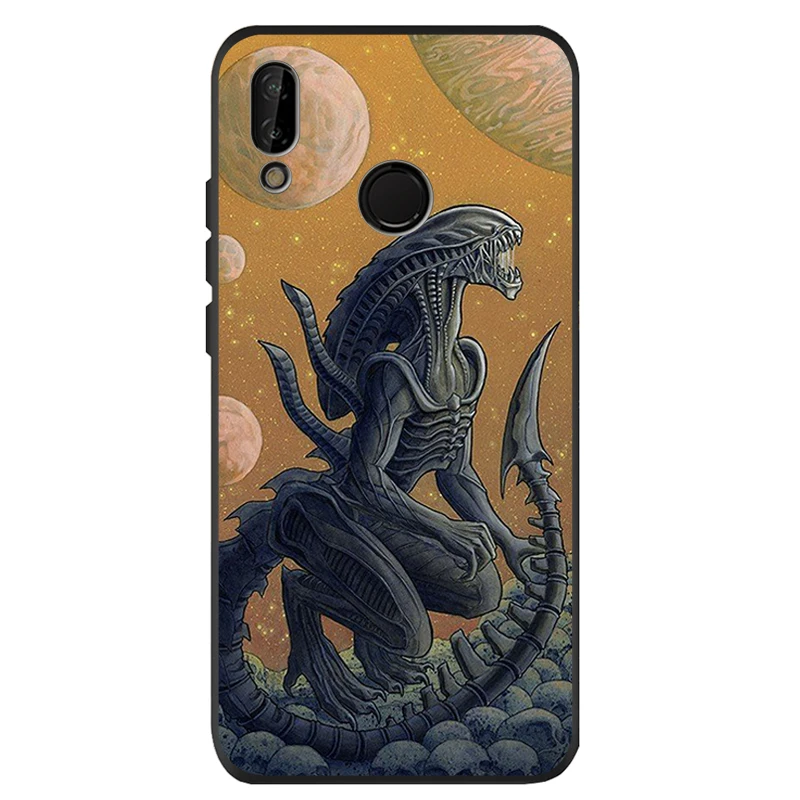 Мягкий силиконовый чехол Alien vs Predator для huawei P40 P30 P20 P10 Pro P9 Lite Psmart 2019 Y6 Y9|Бамперы| |