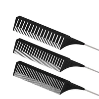 professional hair tail comb hair salon professional dyeing comb high temperature anti static hair cutting comb hair styling tool