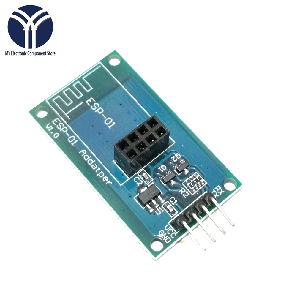 ESP8266 ESP-01 серийныйl wi-fi Беспроводной модуль адаптера 3 V 5V Esp01 коммутационная