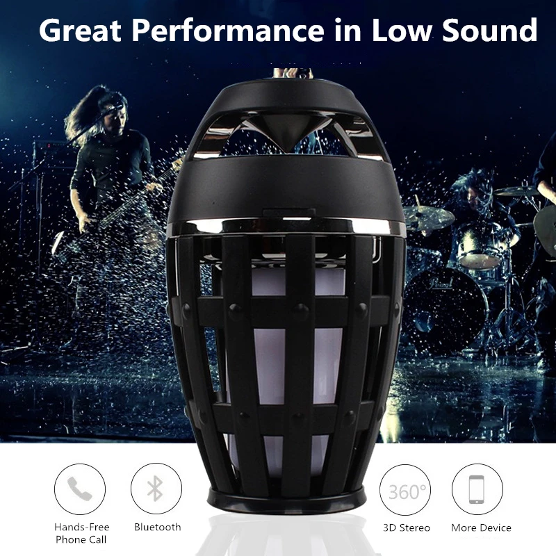 Портативный Bluetooth динамик Campfire 3D стерео беспроводной тяжелый бас громкий ручной