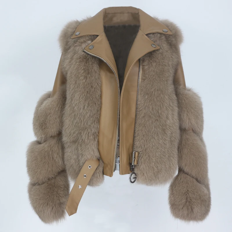 

Женский меховой жилет, Съемная куртка из натурального Лисьего меха, верхняя одежда, локомотив, зима 2020