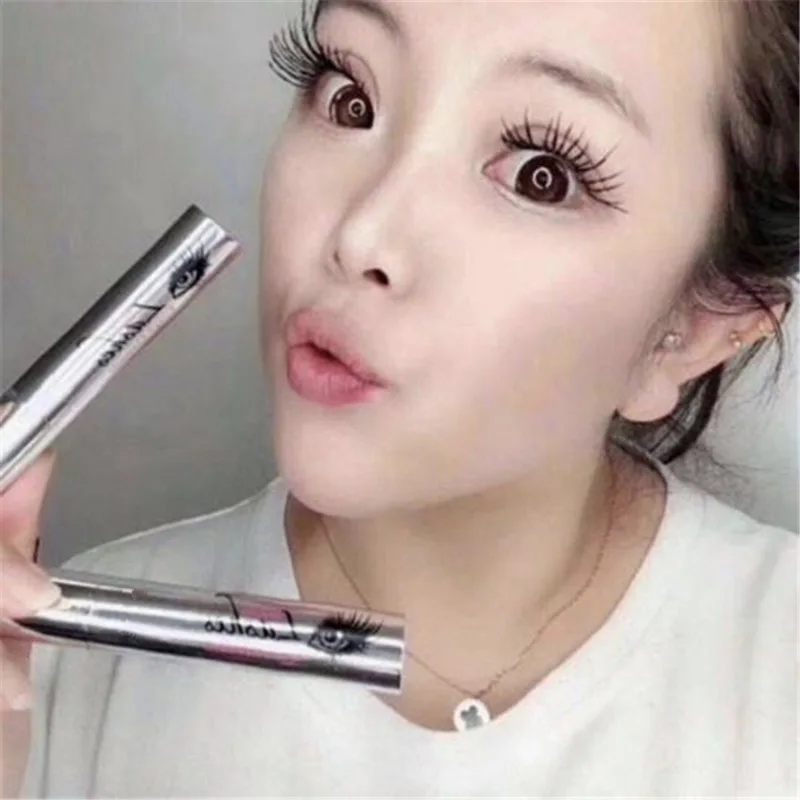 Объемная тушь для макияжа 4D шелковое волокно ресниц водостойкая Rimel 3d удлиняющая