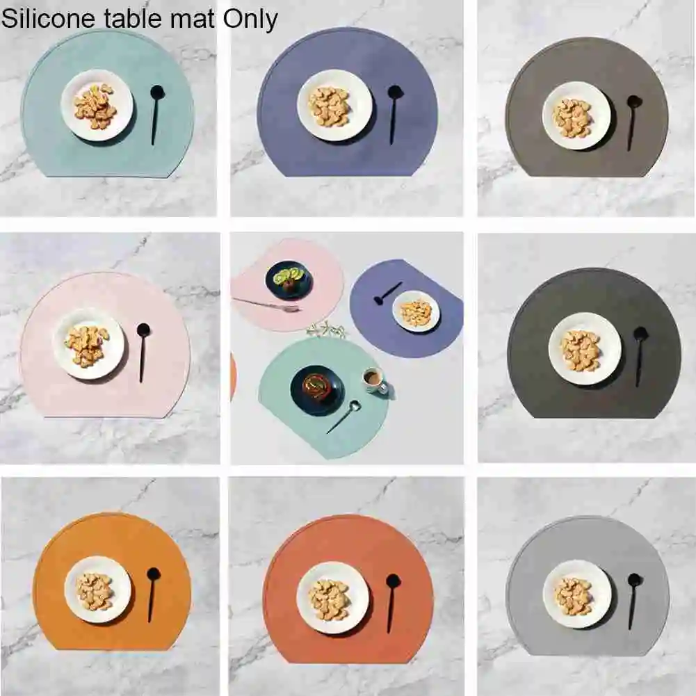 

Tableware Pad Placemat Table Mat Heat Insulation Non-Slip Sample Placemats Disc Coaster Non-Slip Table Mat For Dining Table