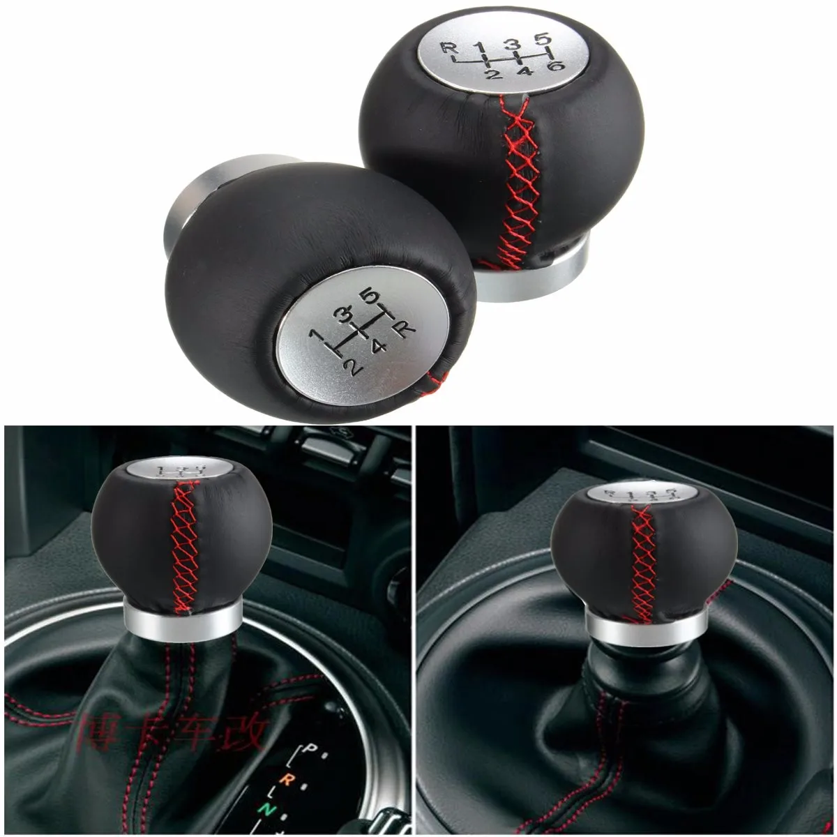 1 комплект 5 скоростей 6 кожаная ручка переключения рулевого механизма автомобиля