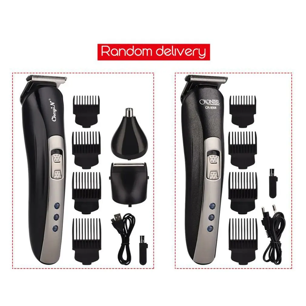 

Oil Head Hair Clipper Seamless Carving Hair Trimmer Electric Clippers Multifunctional Men'S Container