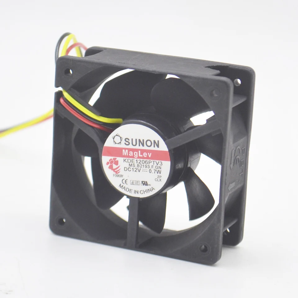 Оригинальный 3 линейный вентилятор охлаждения радиатора SUNON KDE1206PTV3 12 В 0 7 Вт 60