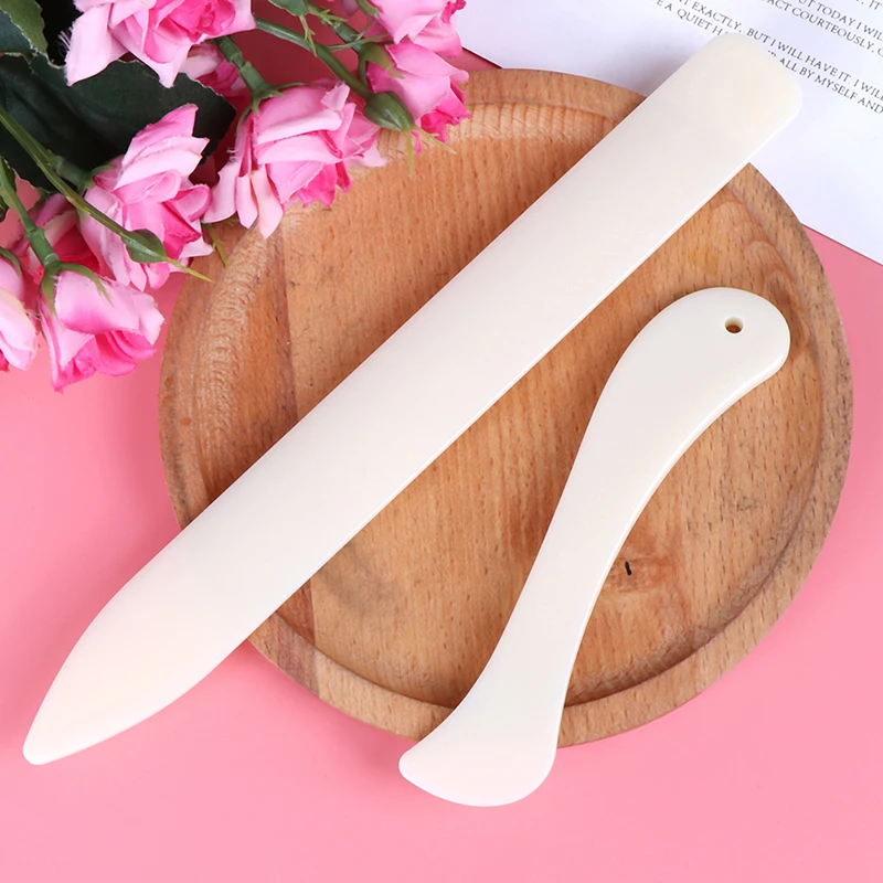 

2Pcs Bone Folder Craft Tools Leather Scoring Folding Creasing Paper Accessory